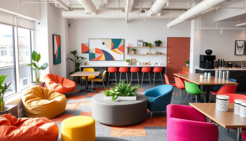 Creative Office Break Room Ideas with Interior Design Tips for ...